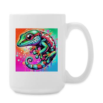 Gecko - Große Tasse 440 ml - Weiß - Rechts