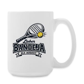 Lieber Bandeja Als Auszeit - Große Tasse 440 ml - Weiß - Rechts