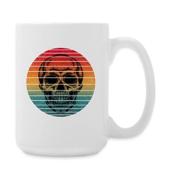 VINTAGE SKULL - Large Mug 440 ml - white - Right