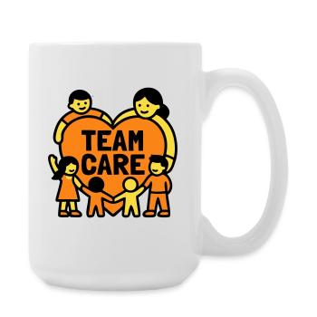 Armoiries du Kit du Cœur Team Care - Grande tasse 440 ml - blanc - Droite