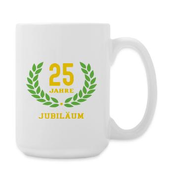 Spengler Jubiläum 25 Jahre 25 jähriges Jubilaeum - Große Tasse 440 ml - Weiß - Rechts