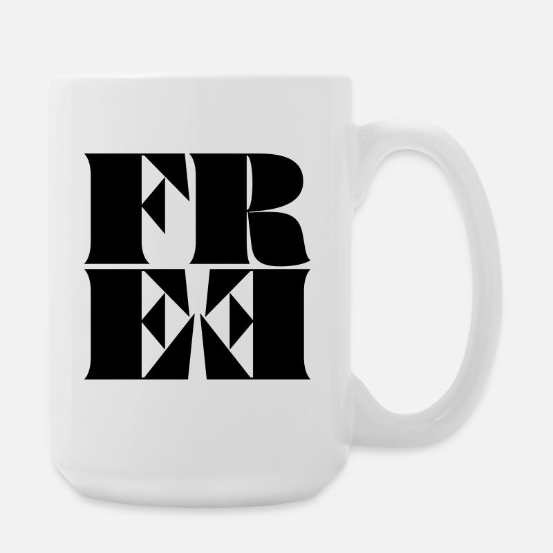 Free - Large Mug 440 ml - white