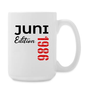 Juni 1986 - 40. Geburtstag - Große Tasse 440 ml - Weiß - Rechts