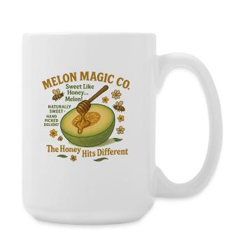 Illustration magique Melon Honey - Grande tasse 440 ml - blanc - Droite