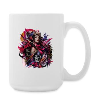 Japan Anime Freiheit Balance  - Große Tasse 440 ml - Weiß - Rechts