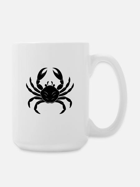 Krabbe - Große Tasse 440 ml - Weiß