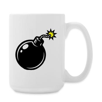 Bomb Comic - Grande tasse 440 ml - blanc - Droite