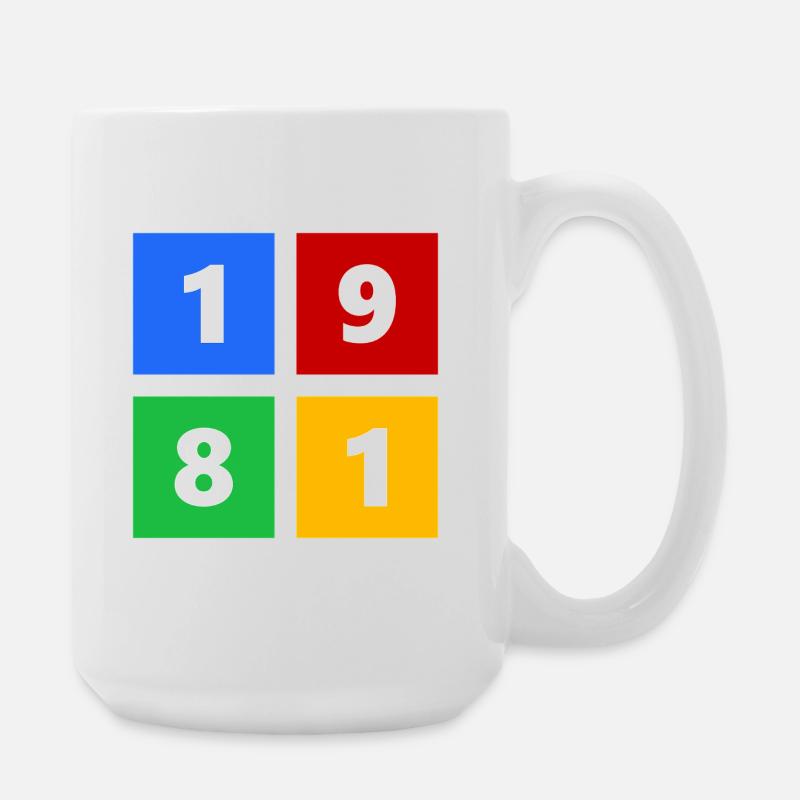 1981 - Large Mug 440 ml - white
