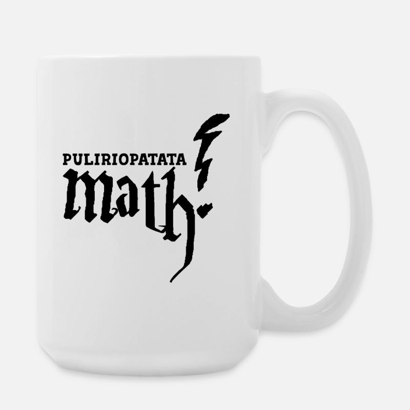 Puliriopatata Math and Storm - Large Mug 440 ml - white