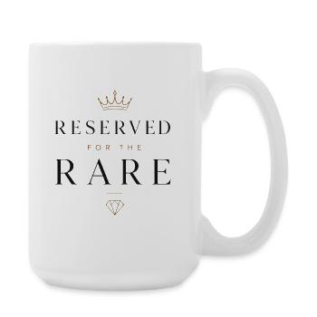 Luxury Minimalism Reserved For The Rare Design - Large Mug 440 ml - white - Right