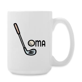 Golf Granny Golf Clubs - Grande tasse 440 ml - blanc - Droite