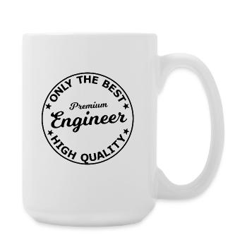 Der perfekte Ingenieur - Große Tasse 440 ml - Weiß - Rechts