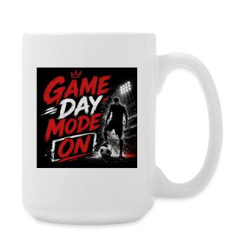Game Day Mode Active - Large Mug 440 ml - white - Right