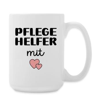 Pflegehelfer - Große Tasse 440 ml - Weiß - Rechts