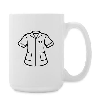 Infirmière Scrub - Grande tasse 440 ml - blanc - Droite