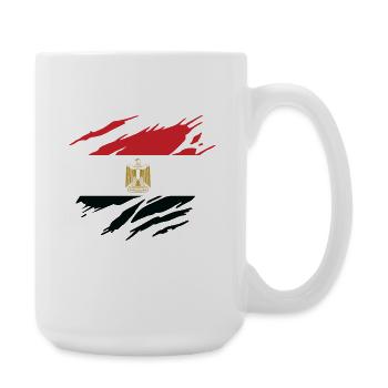 Egypt Egyptian Flag - Large Mug 440 ml - white - Right