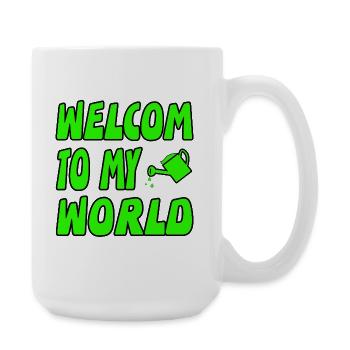 Jardin - Grande tasse 440 ml - blanc - Droite