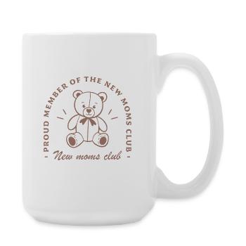 Première fête des mères pour la nouvelle maman - Grande tasse 440 ml - blanc - Droite