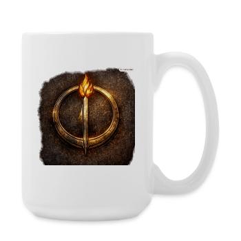 Travelers_sigil - Grande tasse 440 ml - blanc - Droite