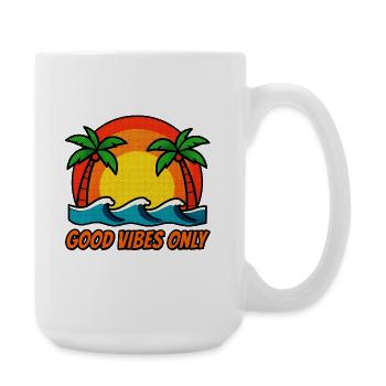 Vibes Palm Sunset - Large Mug 440 ml - white - Right