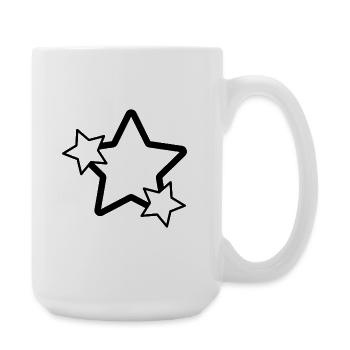 Stars - Large Mug 440 ml - white - Right