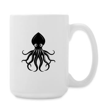 Calmar - Grande tasse 440 ml - blanc - Droite