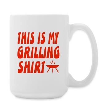 Griller - Grande tasse 440 ml - blanc - Droite