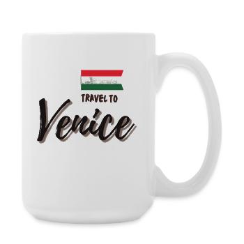 Voyage à Venise - Grande tasse 440 ml - blanc - Droite