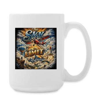 Il n’y a pas de limite - Grande tasse 440 ml - blanc - Droite