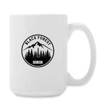Insigne de la Forêt-Noire | Vintage de la Forêt-Noire - Grande tasse 440 ml - blanc - Droite