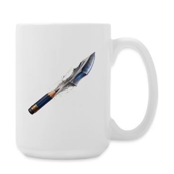 Lance Scintillante de l’Art - Grande tasse 440 ml - blanc - Droite
