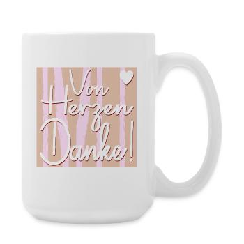Appreciation Thank you - Large Mug 440 ml - white - Right