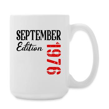 50e anniversaire septembre 1976 - Grande tasse 440 ml - blanc - Droite