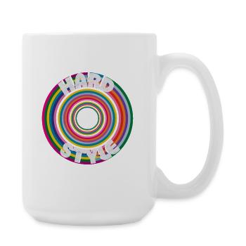 Style Arc-en-ciel Dur - Grande tasse 440 ml - blanc - Droite