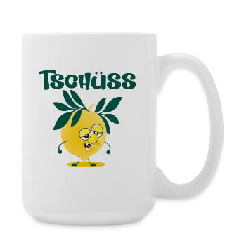 Abschied Jobwechsel Zitrone - Große Tasse 440 ml - Weiß - Rechts