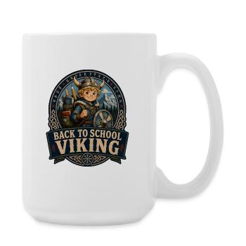 Back to School Viking - Large Mug 440 ml - white - Right