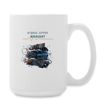 Signal After Midnight Électronique nocturne - Grande tasse 440 ml - blanc - Droite