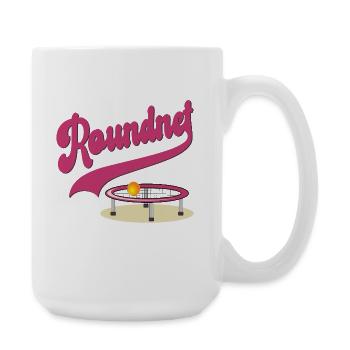 Roundnet Set - Große Tasse 440 ml - Weiß - Rechts