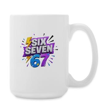 Six Seven 67 - Grande tasse 440 ml - blanc - Droite