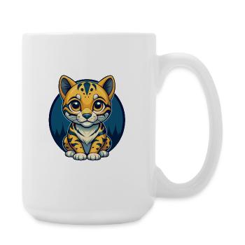 Mascotte Kawaii Logo clipart Logo de la mascotte Kawaii - Grande tasse 440 ml - blanc - Droite