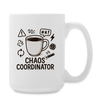 Chaos Coordinator Coffee : Cadeau pour la meilleure maman - Grande tasse 440 ml - blanc - Droite
