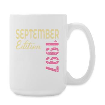 Septembre 1997 - 29e anniversaire - Grande tasse 440 ml - blanc - Droite