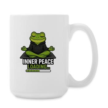 Inner peace loading - Große Tasse 440 ml - Weiß - Rechts