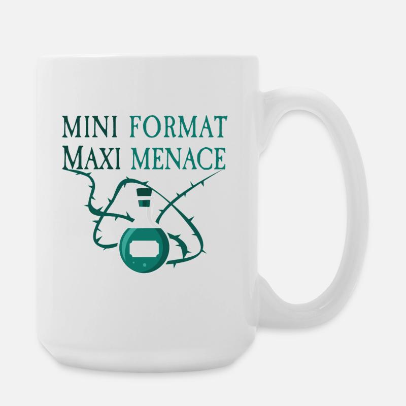 Kleinformat Maxi Menace - Große Tasse 440 ml - Weiß