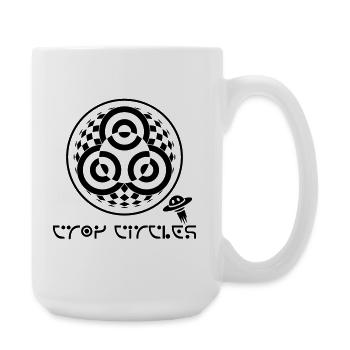 Crop Circle Trinity psychédélique - Grande tasse 440 ml - blanc - Droite