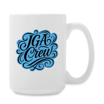 Bachelor Crew Bachelor Party - Large Mug 440 ml - white - Right