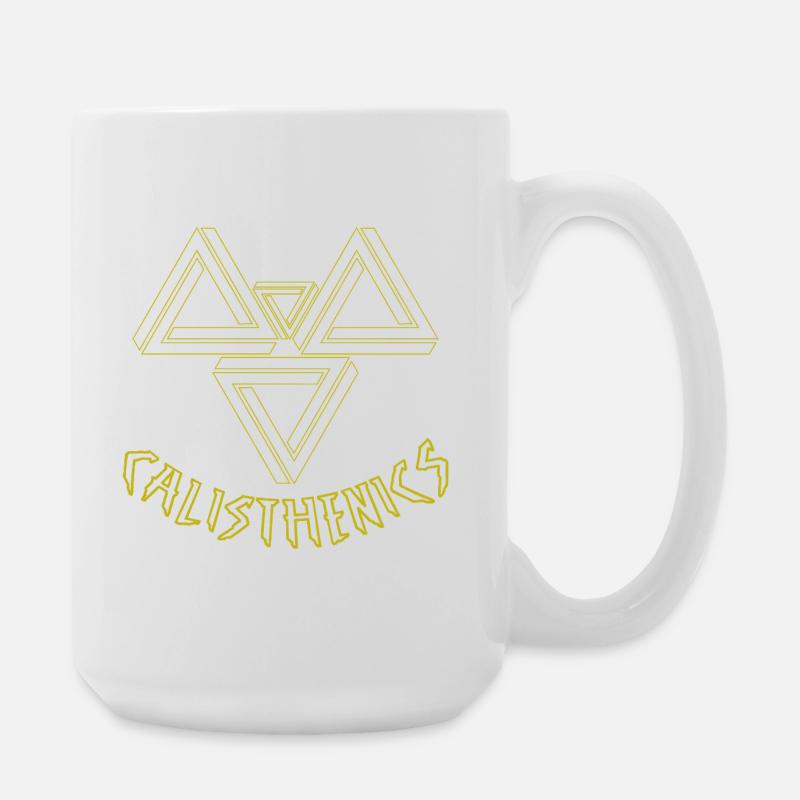 idée cadeau musculation - Grande tasse 440 ml - blanc