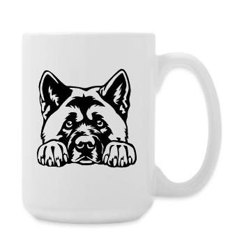 American Akita - Large Mug 440 ml - white - Right
