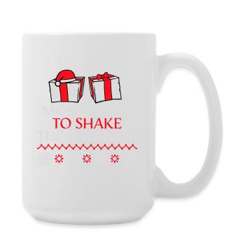Most Likely to Shake the Presents Christmas Fun - Large Mug 440 ml - white - Right