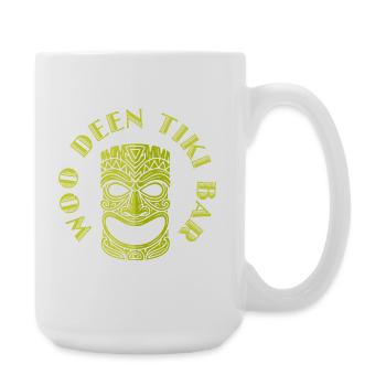 Tiki Bar, Maske Retro Design T-Shirts und mehr - Große Tasse 440 ml - Weiß - Rechts